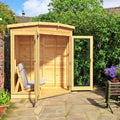 Shire Barclay corner summerhouse 6x6 – front view