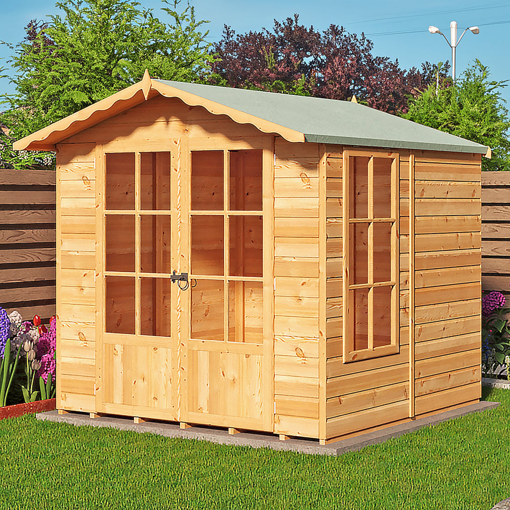 Shire Buckingham summerhouse 7x7 – front view