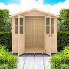 Shire Haddon summerhouse 7x5 apex – alternative view