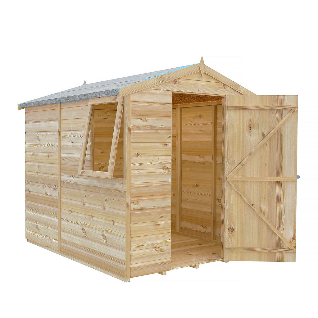 Shire Shiplap Apex Shed 7ft x 5ft – view