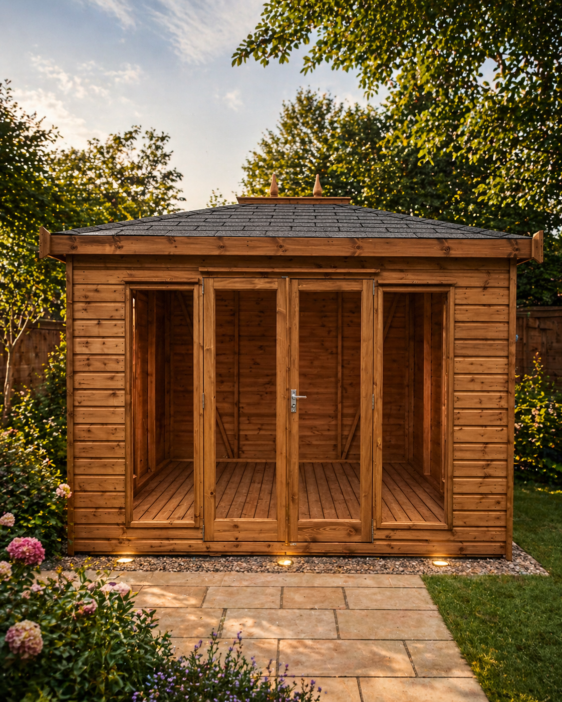 Sovereign Newport – front view in the garden