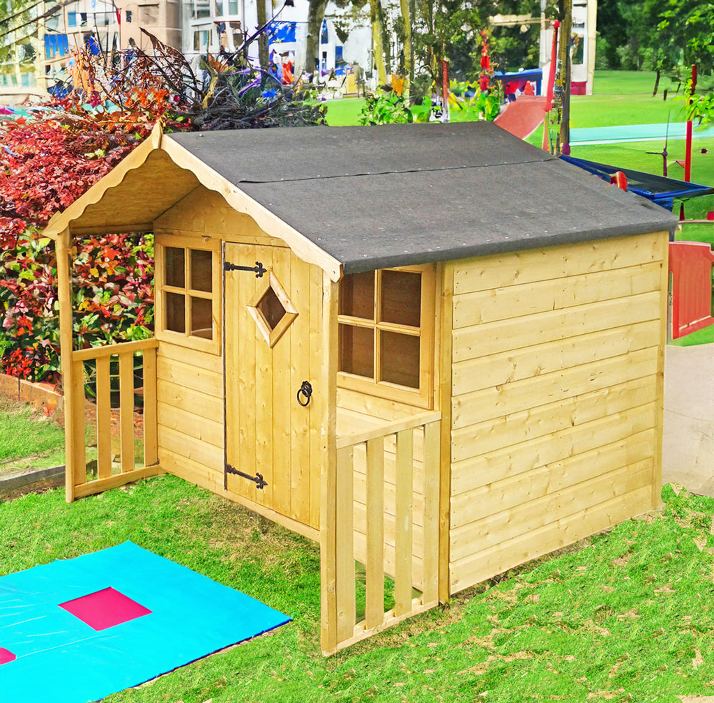 Shire Cubby playhouse 6x4 – front view