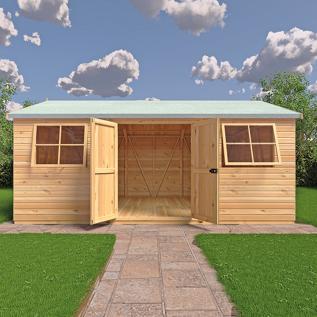 Shire Mammoth workshop 10x15 – front view