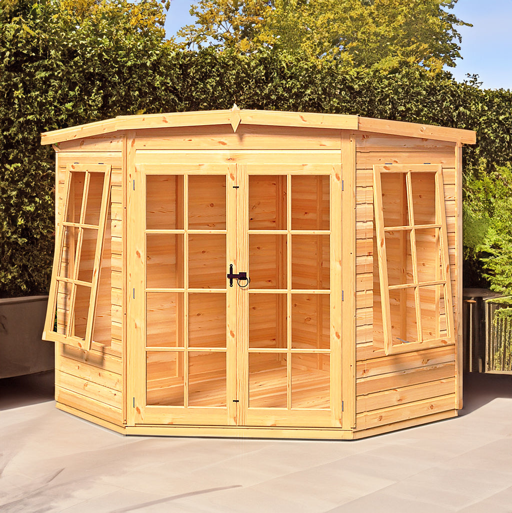 Shire Hampton corner summerhouse 7x7 – alternative view
