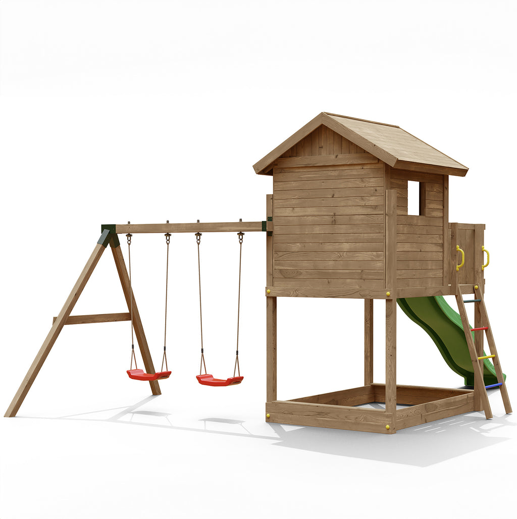 Shire Galaxy climbing frame – alternative view