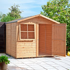 Shire Abri Shiplap Shed 7ft x 7ft – front view
