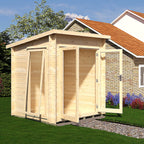Shire Tilney 19mm log cabin 7x6 – exterior view