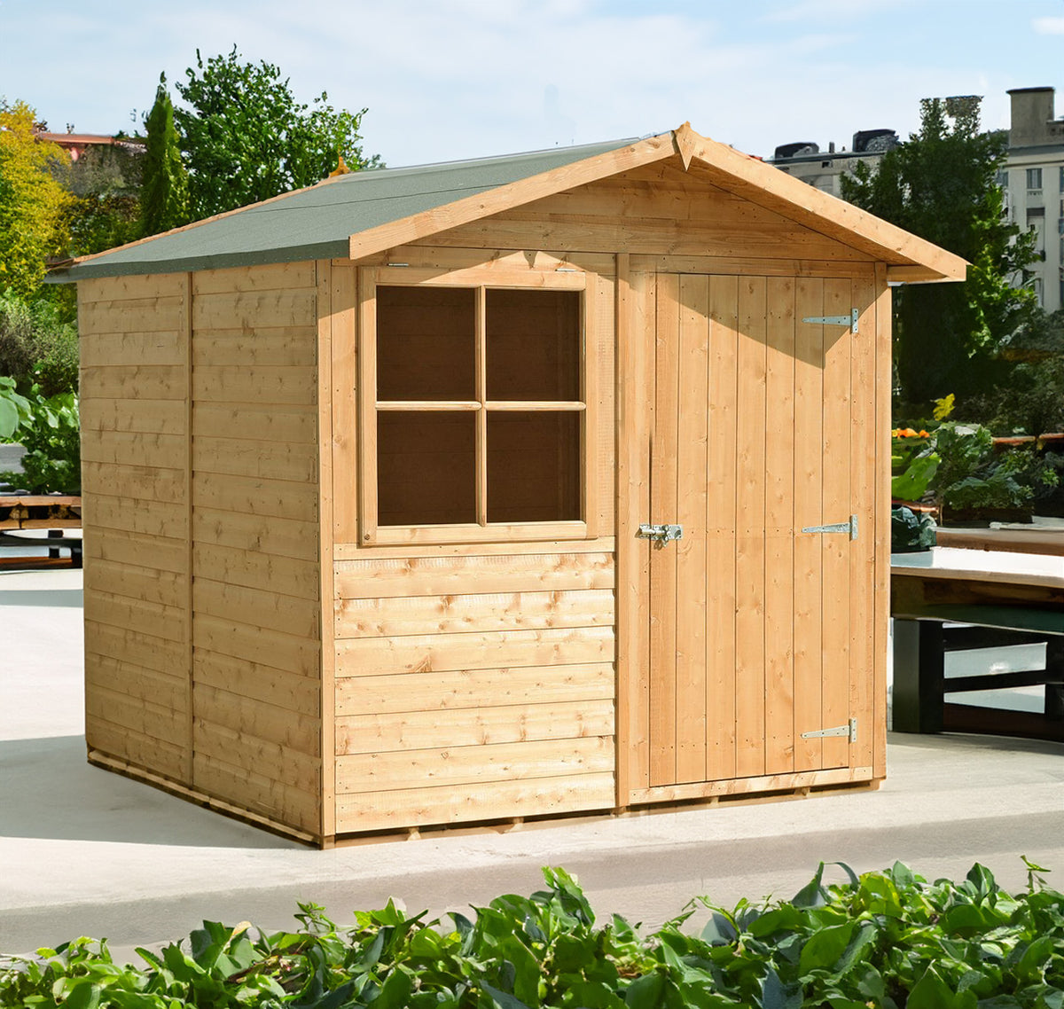 Shire Abri Shiplap Shed 7ft x 7ft – view