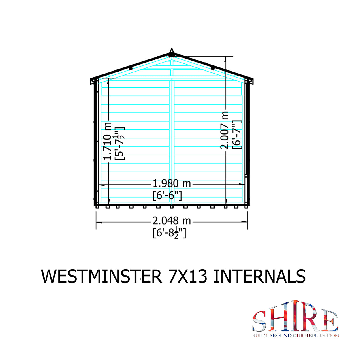 Shire Westminster summerhouse 13x7 – alternative view