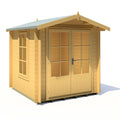 Shire Barnsdale 19mm log cabin 7x7 – exterior view