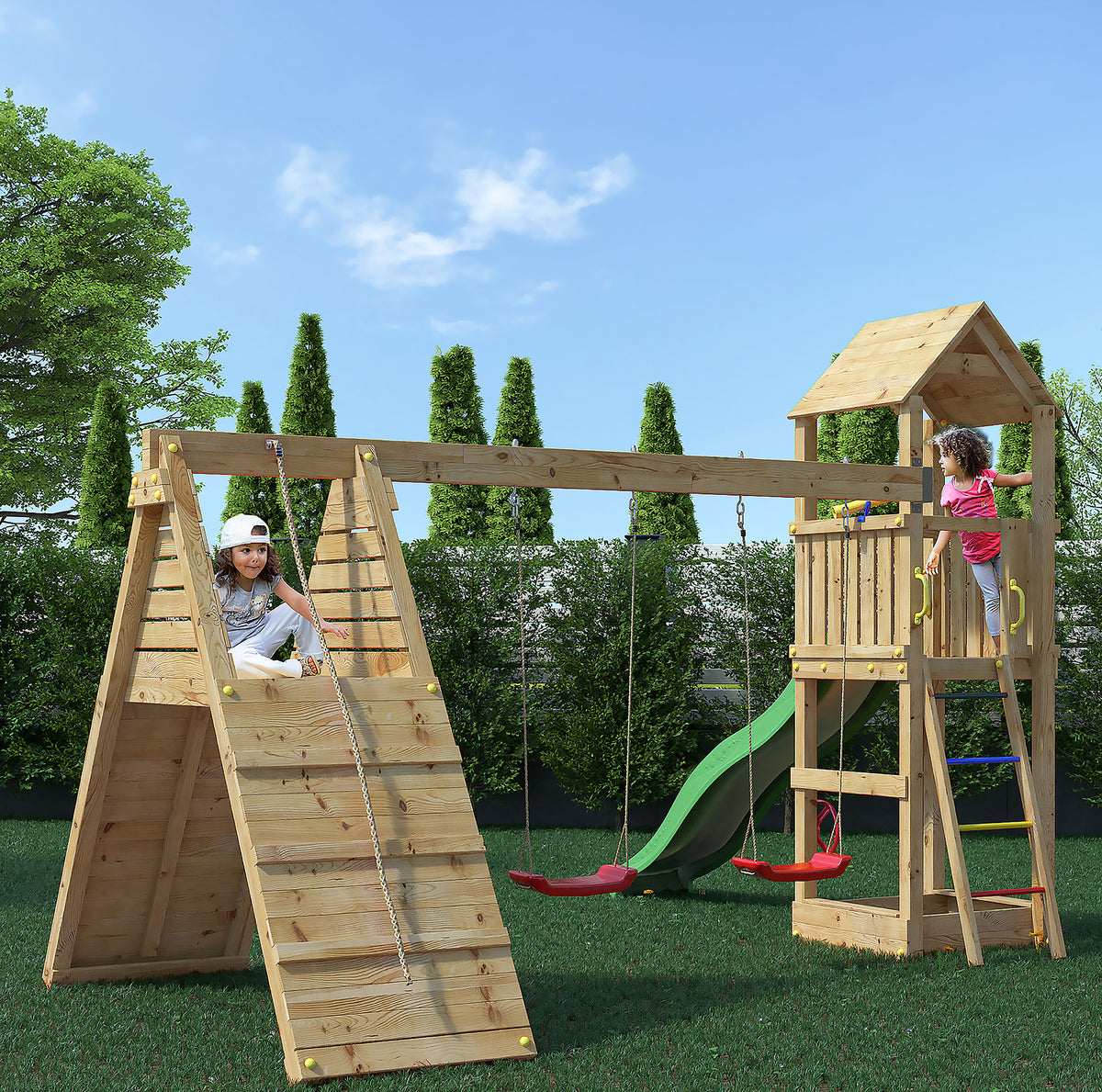 Shire Fleppi climbing frame – alternative view