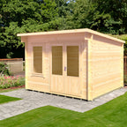Shire Edgefield 19mm log cabin 11x10 – exterior view