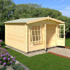 Shire Hale 28mm log cabin 12x12 – exterior view