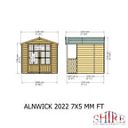 Shire Alnwick summerhouse 7x7 – alternative view
