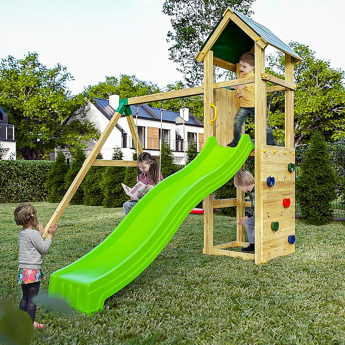 Shire Charly climbing frame – front view