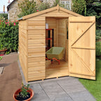 Shire Shiplap Apex Shed 7ft x 5ft – view