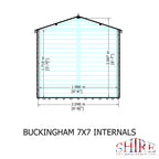 Shire Buckingham summerhouse 7x7 – alternative view