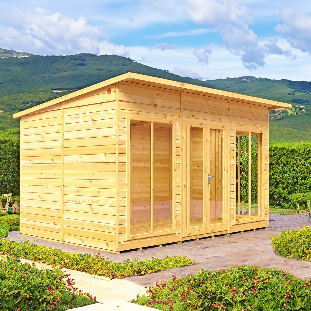 Shire Lela summerhouse 12x8 – front view