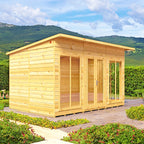 Shire Lela summerhouse 12x8 – front view