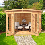 Shire Barclay corner summerhouse 8x8 – alternative view