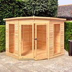 Shire Barclay corner summerhouse 7x7 – alternative view