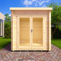 Shire Emneth 19mm log cabin 10x7 – exterior view