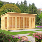 Shire Lela summerhouse 16x8 – front view