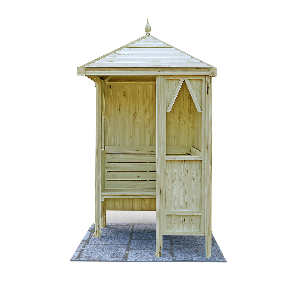 Shire Honeysuckle Corner arbour – alternative view