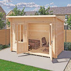 Shire Edgefield 19mm log cabin 11x6 – exterior view