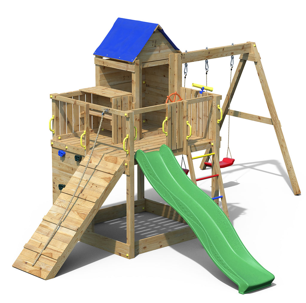 Shire Treehouse climbing frame – alternative view
