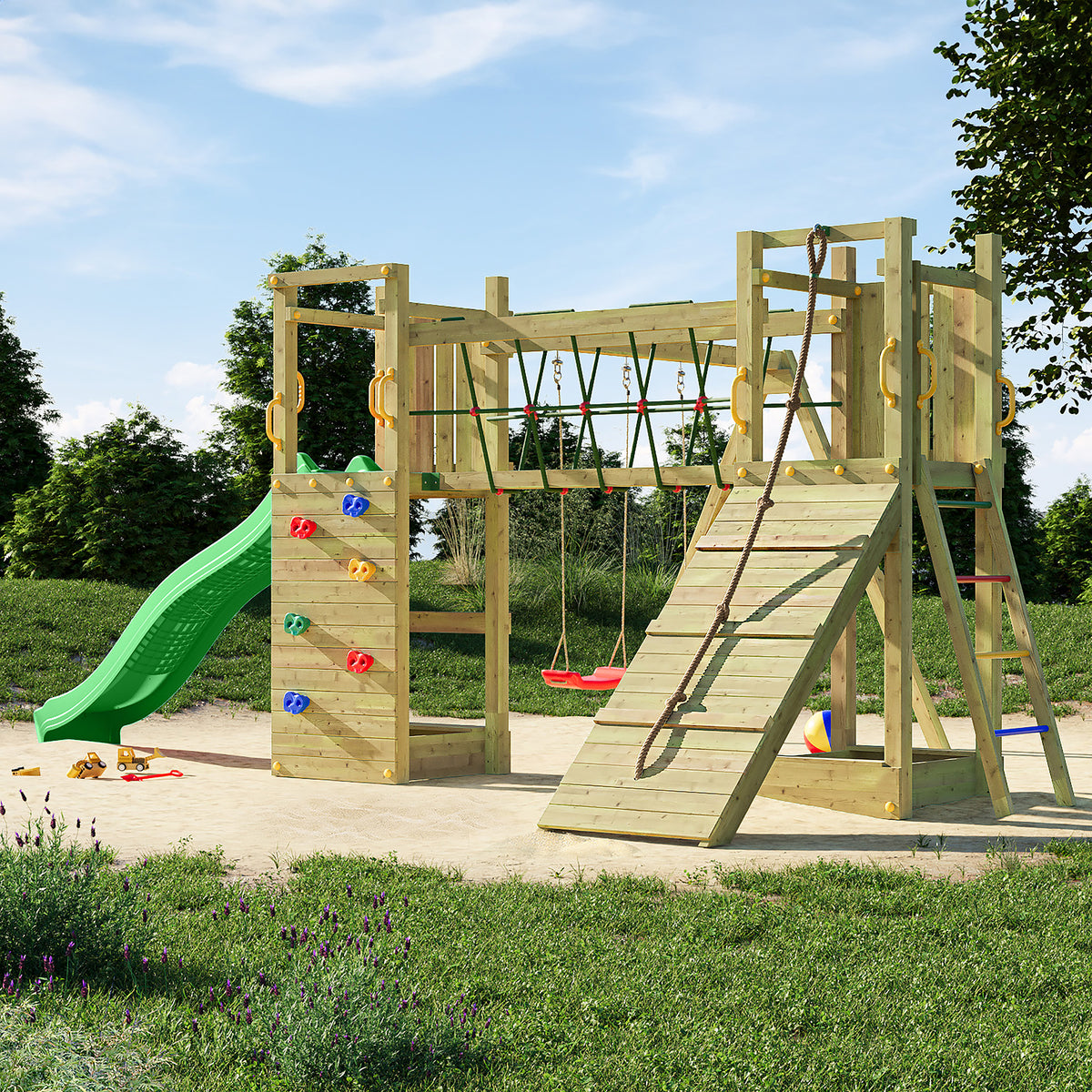 Shire Maxi Fun climbing frame – alternative view
