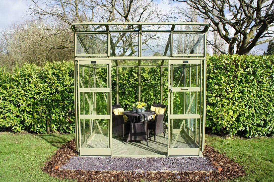 Elite The Edge 400 Greenhouse – double sliding doors