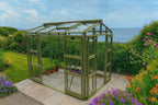 Elite Sanctuary 6 Greenhouse – olive finish with extra doors