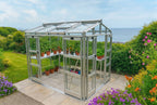 Elite Sanctuary 6 Greenhouse – silver finish