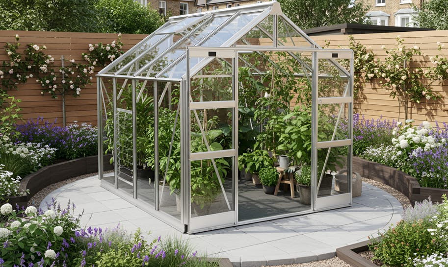 Elite Titan 800 Greenhouse – 8x8 exterior
