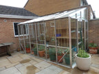 Elite Titan K800 Lean To Greenhouse – 8x12 aluminium finish