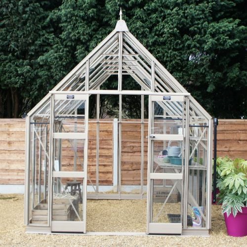 Elite Zenith 800 Greenhouse – front exterior detail