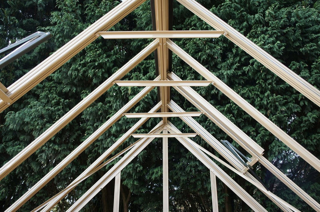 Elite Zenith 800 Greenhouse – curved roof detail