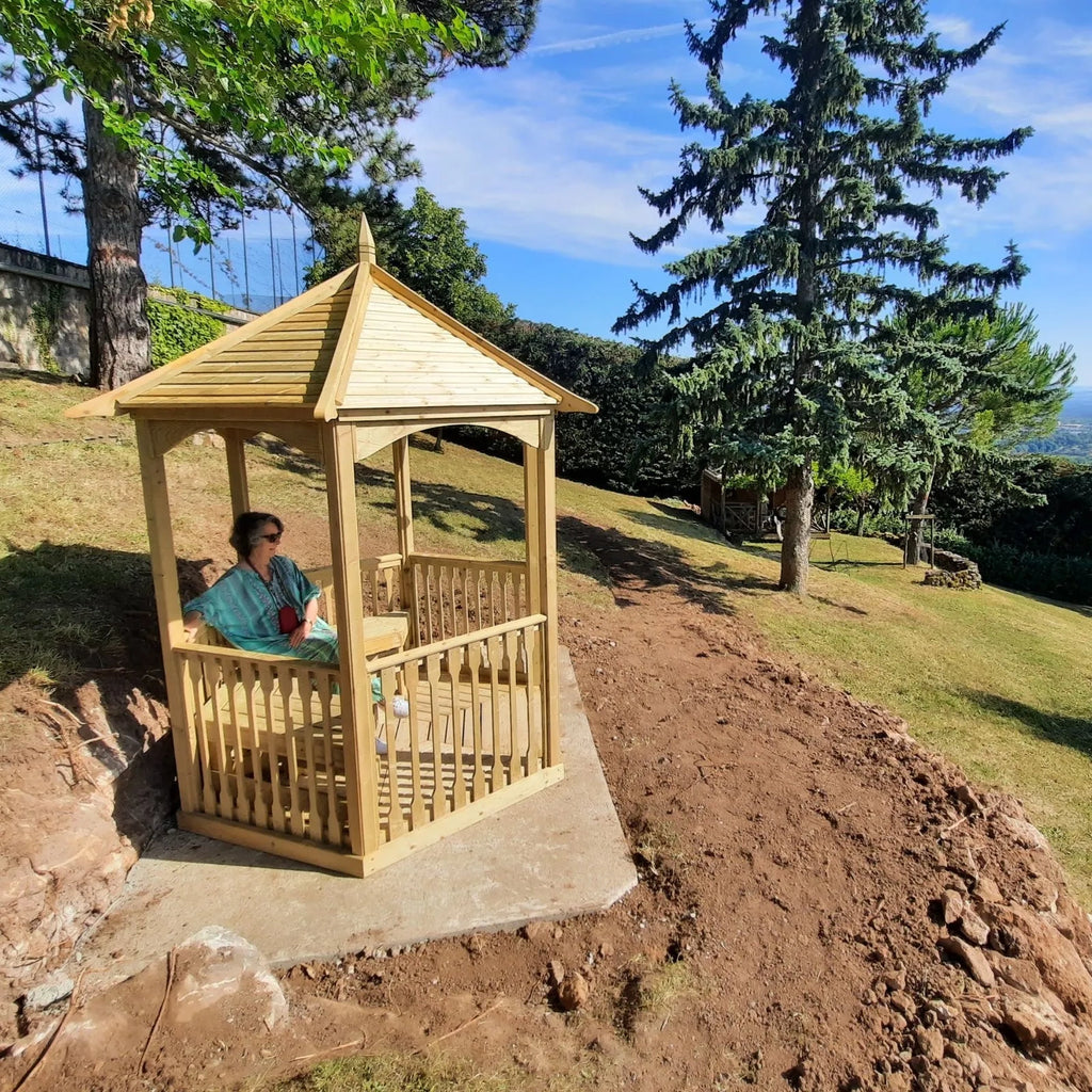 Brompton Pavilion Gazebo garden setting