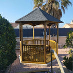 Brompton Gazebo garden setting