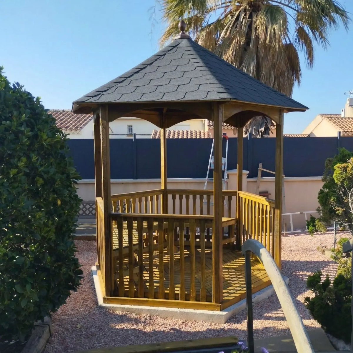 Brompton Gazebo garden setting