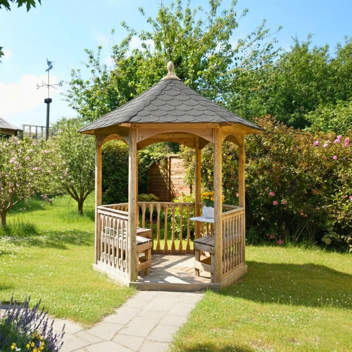 Brompton Lite Gazebo detail