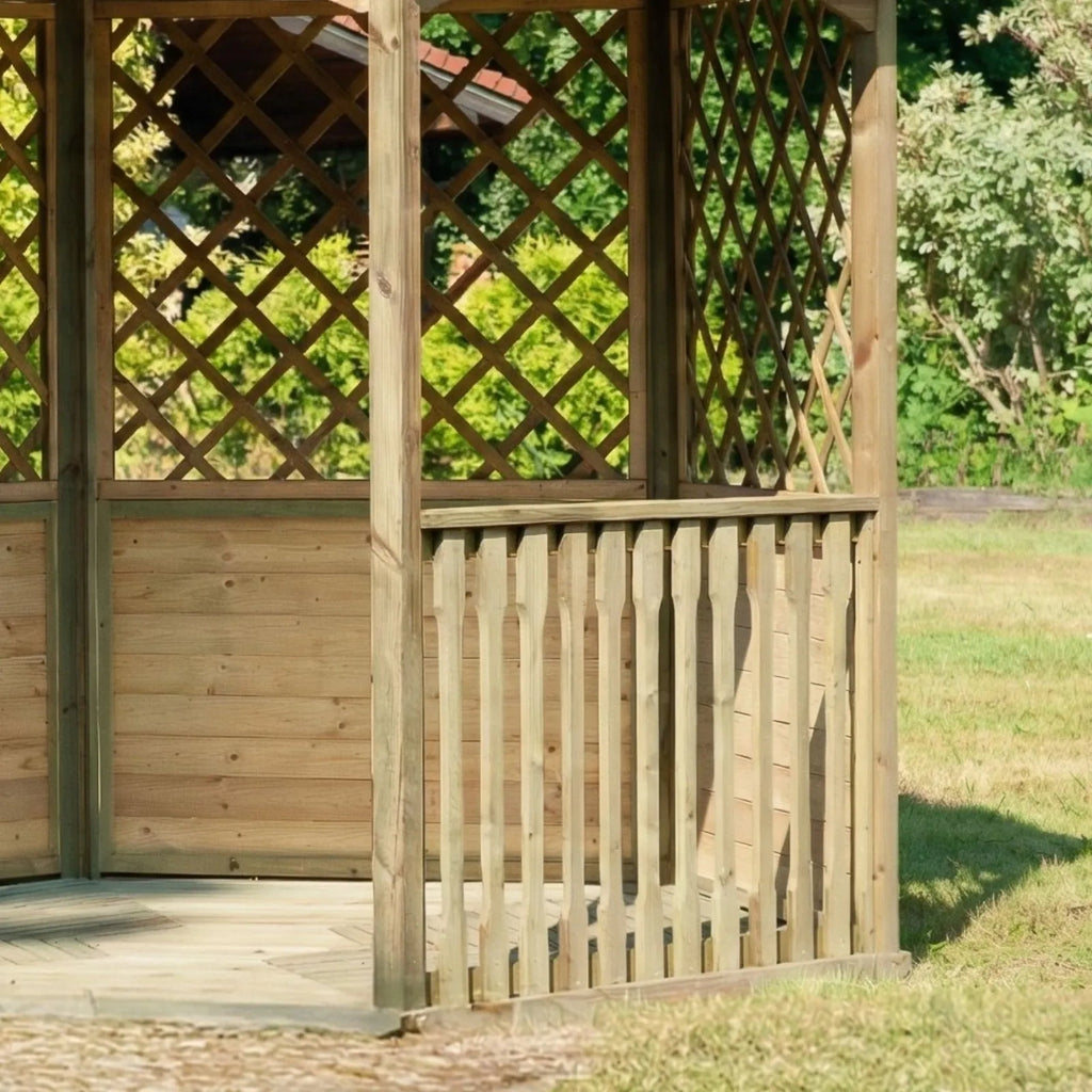 Carleton Gazebo garden setting