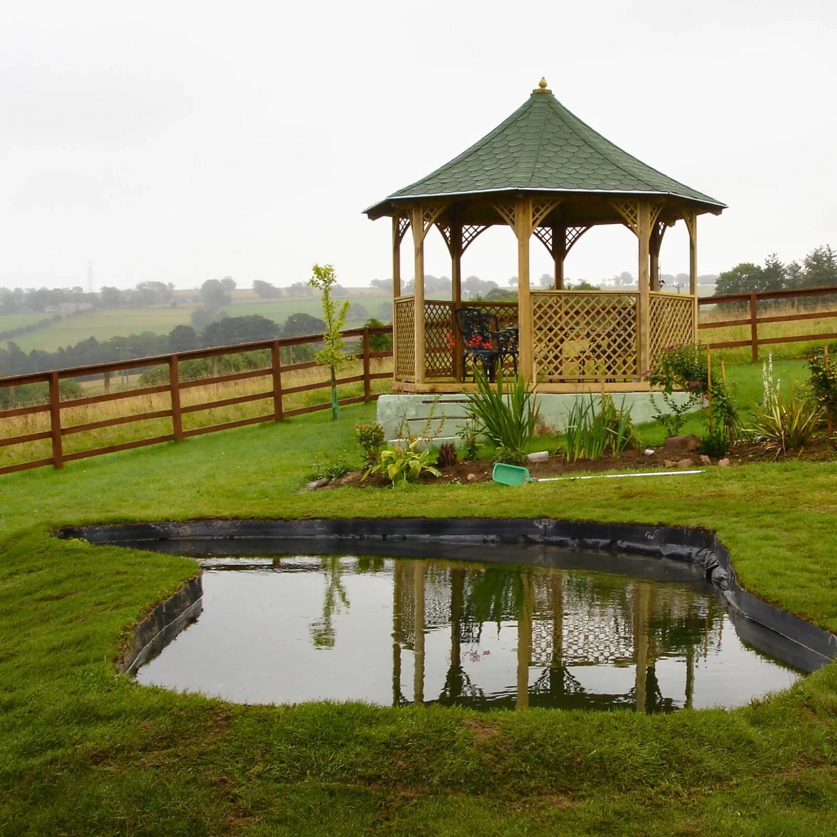 Chopin Gazebo ECO garden setting