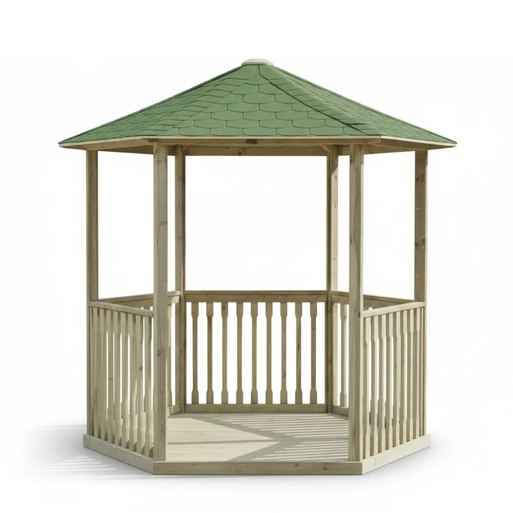 Galia Lite Gazebo garden setting