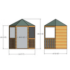 Shire timber gazebo – view 3