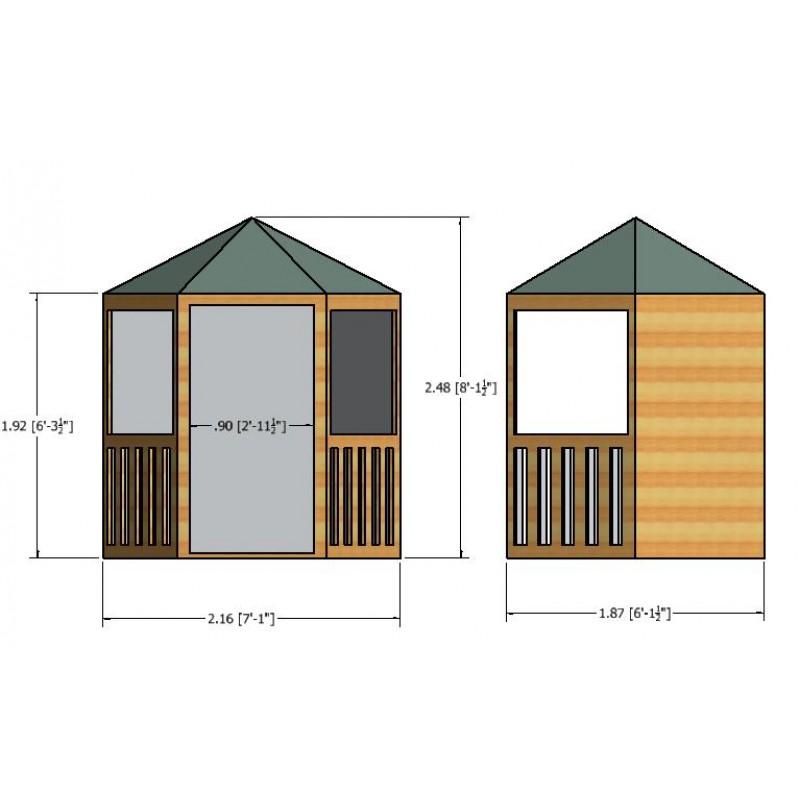 Shire timber gazebo – view 3