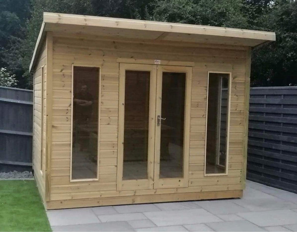 Suresheds Kingsdale Contemporary Pent – exterior view