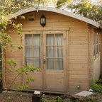 Shire Kilburn log cabin – exterior view 2