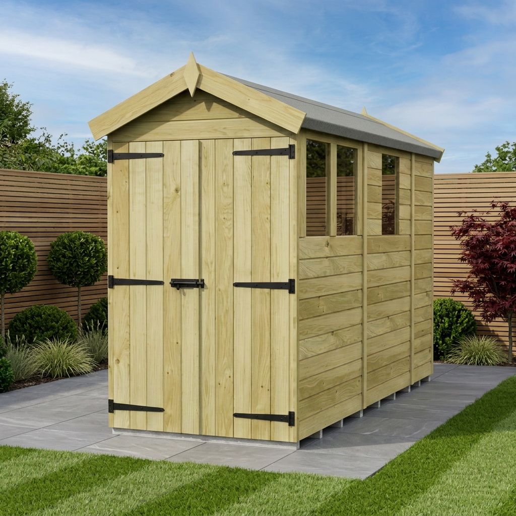 DIY Sheds – Apex Shed – Double Door